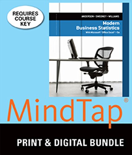 9781305135413: Modern Business Statistics With Microsoft Office Excel + Mindtap Business Statistics, 2 Terms 12 Months Printed Access Card