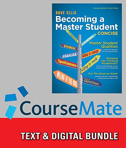 9781305136335: Bundle: Becoming a Master Student: Concise, 14th + CourseMate, 1 term (6 months) Access Code