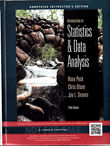 Imagen de archivo de Introduction to Statistics and Data Analysis a la venta por BEST_TEXTBOOKS_DEALS