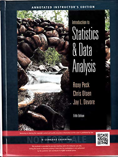 Stock image for Introduction to Statistics and Data Analysis for sale by BEST_TEXTBOOKS_DEALS