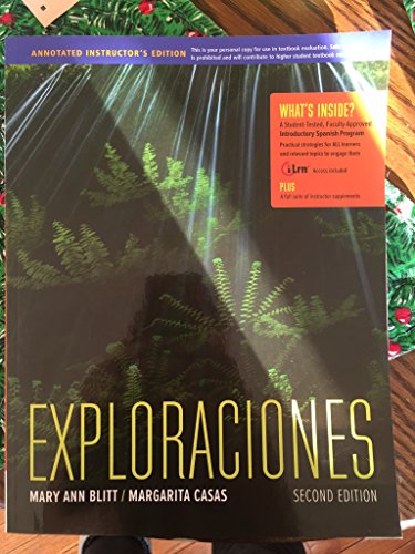 Stock image for Exploraciones, Aie Pkg Explrcns W Aud CD for sale by Irish Booksellers