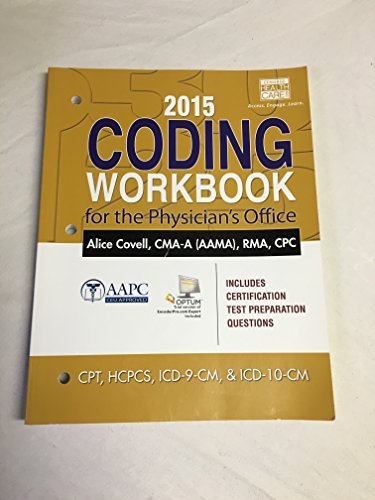 9781305259133: 2015 Coding Workbook for the Physician's Office (with Cengage EncoderPro.com Demo Printed Access Card)
