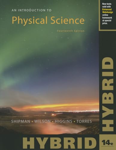 Imagen de archivo de An Introduction to Physical Science, Hybrid (with WebAssign, Multi-Term Printed Access Card) a la venta por HPB-Red