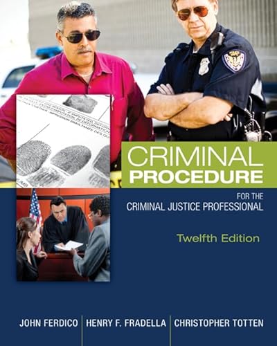 Beispielbild fr Criminal Procedure for the Criminal Justice Professional zum Verkauf von Goodwill of Colorado