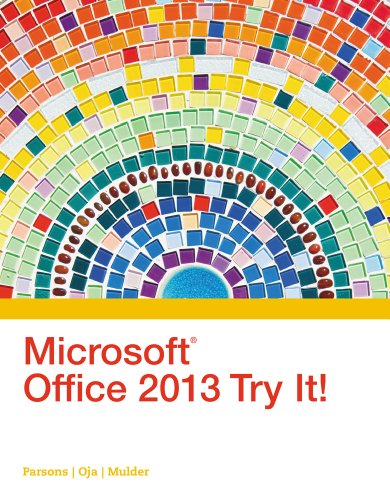 Imagen de archivo de Microsoft Office 2013 Try It! a la venta por Better World Books