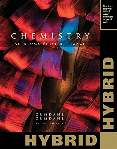 Imagen de archivo de Chemistry: An Atoms First Approach, Hybrid Edition (with OWLv2 24 months Printed Access Card) a la venta por HPB-Red