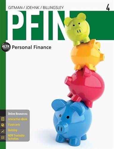 9781305271432: PFIN Personal Finance 4 (New, Engaging Titles from 4LTR Press)