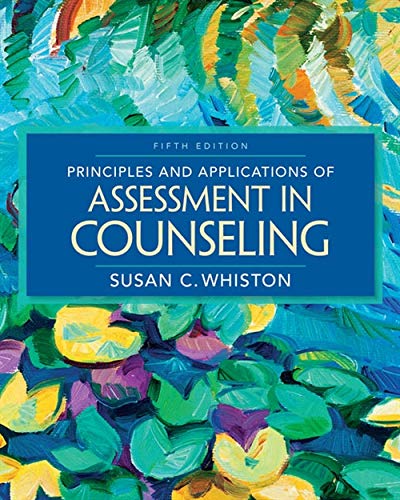 Beispielbild fr Principles and Applications of Assessment in Counseling zum Verkauf von BooksRun
