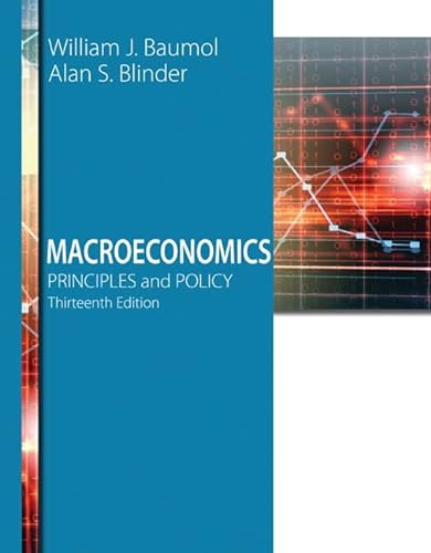 Beispielbild fr Macroeconomics: Principles and Policy zum Verkauf von BooksRun