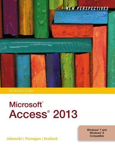 Stock image for New Perspectives on Microsoft Access 2013, Introductory 1st (first) Edition by Adamski, Joseph J., Finnegan, Kathy T. published by Cengage Learning (2013) for sale by Blue Vase Books