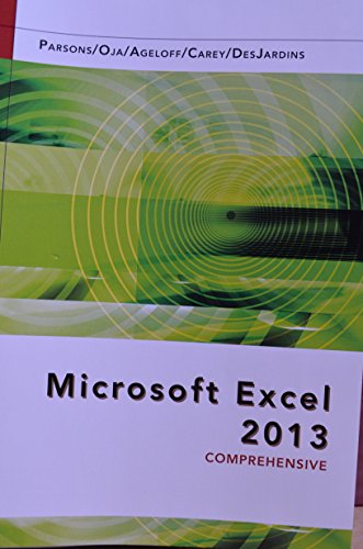 Imagen de archivo de Microsoft Excel 2013 Comprehensive a la venta por Irish Booksellers