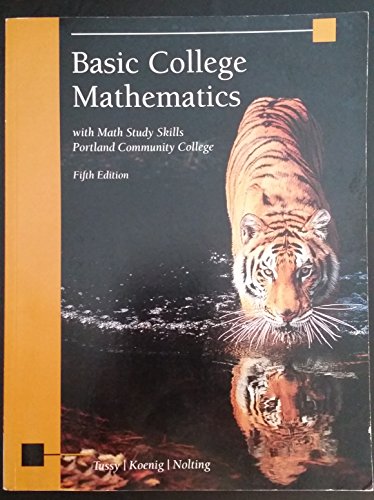 Stock image for Basic College Math PCC Custom for sale by ThriftBooks-Dallas