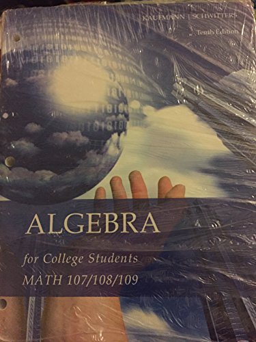 Stock image for Algebra for College Students Math 107/108/109 for sale by Textbooks_Source
