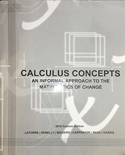 Imagen de archivo de Calculus Concepts a la venta por ThriftBooks-Dallas