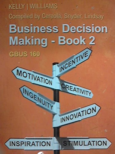 Beispielbild fr Business Decision Making book 2 zum Verkauf von Wonder Book