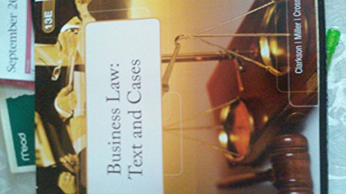 Imagen de archivo de Business Law - Text and Cases a la venta por HPB-Red
