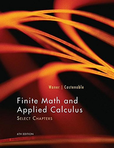 9781305316751: Finite Math and Applied Calculus: Select Chapters