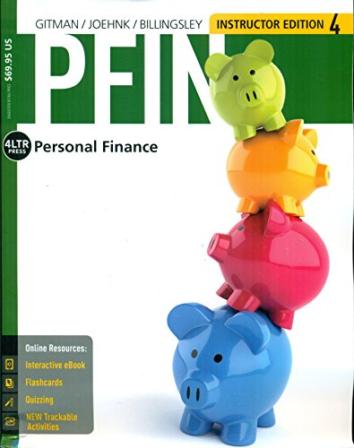 Stock image for PFIN 4 Instructor Edition for sale by Better World Books