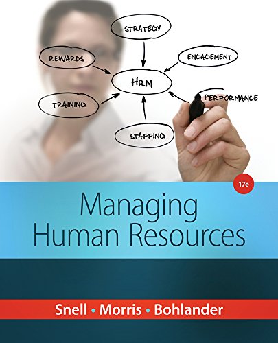 9781305388093: Managing for Human Resources