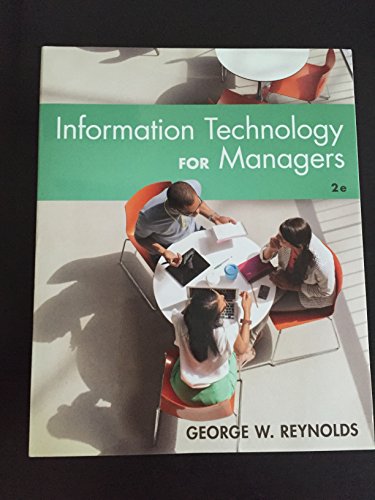 Stock image for Information Technology for Managers for sale by Bulrushed Books