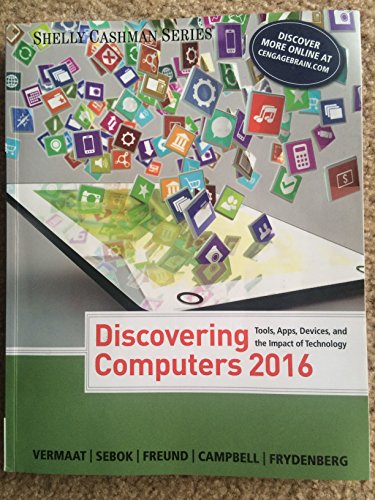 Imagen de archivo de Discovering Computers 2016 a la venta por BookHolders