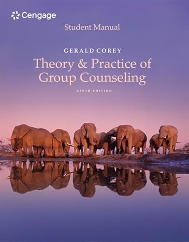Stock image for Student Manual for Corey's Theory and Practice of Group Counseling for sale by HPB-Red
