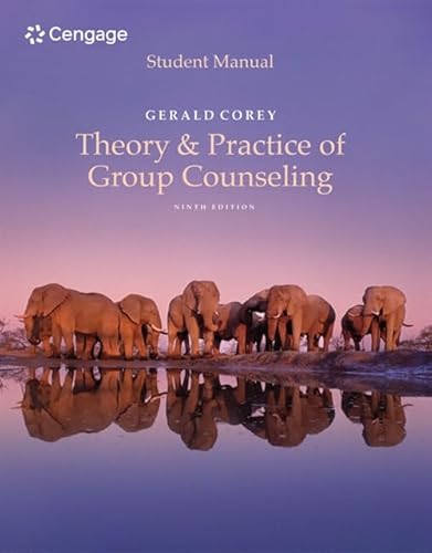 Stock image for Student Manual for Corey's Theory and Practice of Group Counseling for sale by HPB-Red