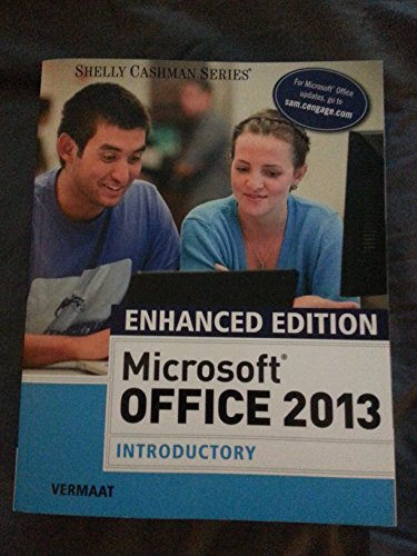 Imagen de archivo de Enhanced Microsoft?Office 2013 : Introductory a la venta por Better World Books