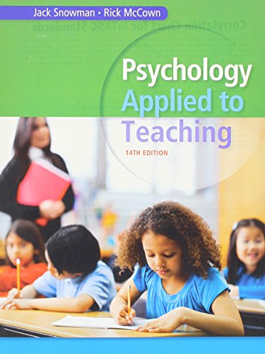 Stock image for Psychology Applied to Teaching for sale by HPB-Red