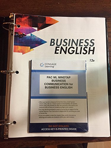 9781305499867: Business English