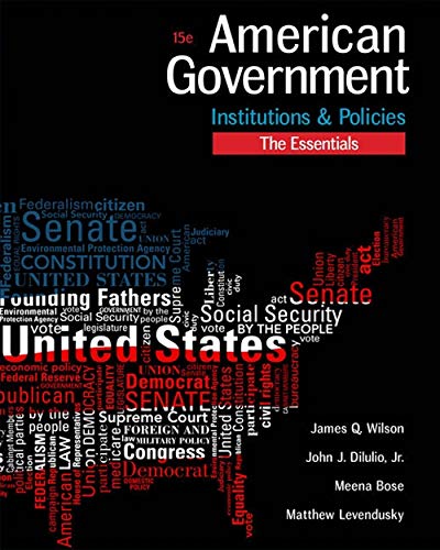 Stock image for American Government: Institutions and Policies, Essentials Edition for sale by HPB-Red