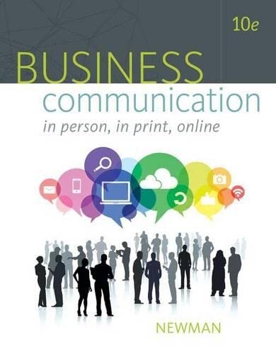 9781305500648: Business Communication: In Person, In Print, Online