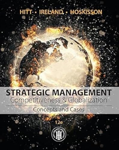 Stock image for Strategic Management: Concepts and Cases: Competitiveness and Globalization for sale by BooksRun