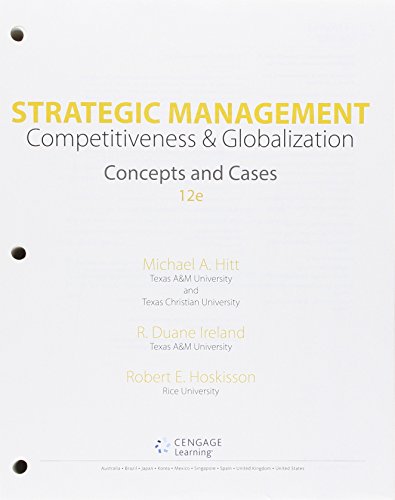 Stock image for Strategic Management: Concepts and Cases: Competitiveness and Globalization, Loose-Leaf Version for sale by Textbooks_Source