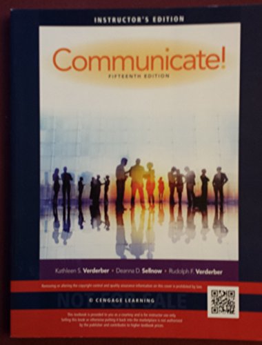 Imagen de archivo de Communicate! a la venta por HPB-Red