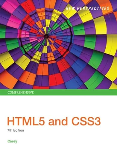 Beispielbild fr New Perspectives HTML5 and CSS3: Comprehensive zum Verkauf von BooksRun