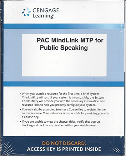 Stock image for LMS Integrated MindTap Speech, 1 term (6 months) Printed Access Card for Keith/Lundberg's Public Speaking: Choice and Responsibility, 2nd for sale by Textbooks_Source