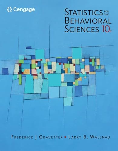 9781305504912: Statistics for The Behavioral Sciences (Mindtap Course List)