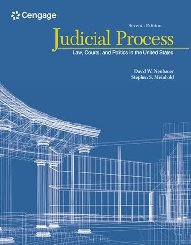 Imagen de archivo de Judicial Process: Law, Courts, and Politics in the United States a la venta por Indiana Book Company