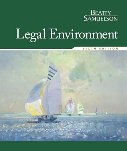 Stock image for Legal Environment for sale by Better World Books