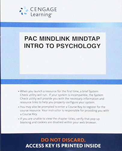 Imagen de archivo de LMS Integrated for MindTap Psychology, 1 term (6 months) Printed Access Card for Coon/Mitterer's Introduction to Psychology: Gateways to Mind and Behavior, 14th a la venta por BooksRun