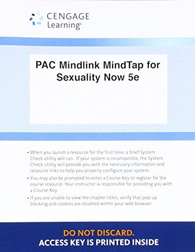 Imagen de archivo de LMS Integrated for MindTap Psychology, 1 term (6 months) Printed Access Card for Carroll's Sexuality Now: Embracing Diversity, 5th Editi a la venta por BookHolders