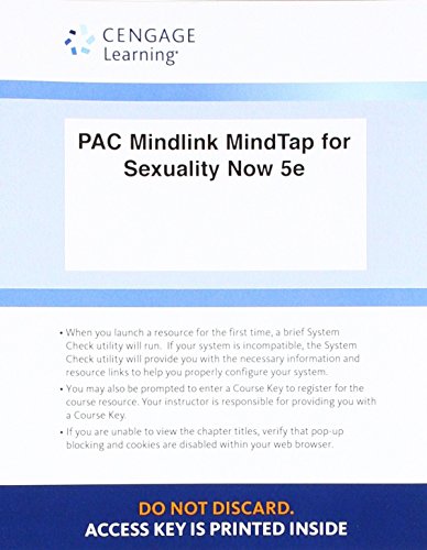 Stock image for LMS Integrated for MindTap Psychology, 1 term (6 months) Printed Access Card for Carroll's Sexuality Now: Embracing Diversity, 5th Editi for sale by BookHolders