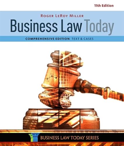 Beispielbild fr Business Law Today, Comprehensive zum Verkauf von Better World Books