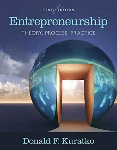 Beispielbild fr Entrepreneurship: Theory, Process, and Practice zum Verkauf von BooksRun