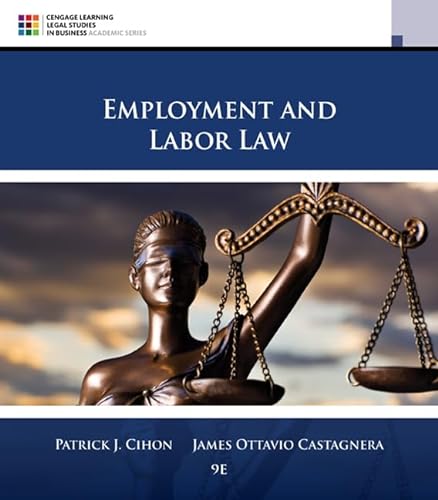 Beispielbild fr Employment and Labor Law zum Verkauf von Books Unplugged