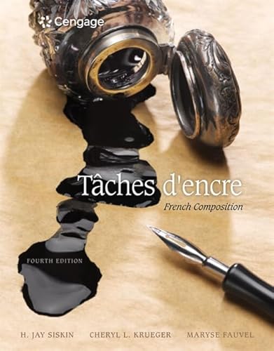 9781305580282: Taches d'encre: French Composition (World Languages)