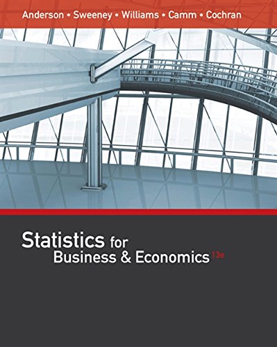Stock image for Statistics for Business & Economics (with XLSTAT Education Edition Printed Access Card) for sale by Indiana Book Company