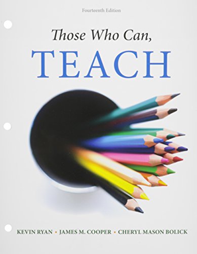 Beispielbild fr Bundle: Those Who Can, Teach, Loose-leaf Version, 14th + MindTap Education, 1 term (6 months) Printed Access Card zum Verkauf von BooksRun