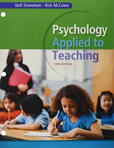 Stock image for Bundle: Psychology Applied to Teaching, Loose-leaf Version, 14th + MindTap Education, 1 term (6 months) Printed Access Card for sale by Indiana Book Company